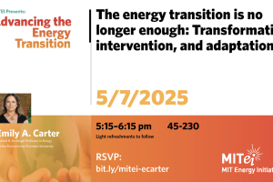 A logo for the MITEI-sponsored event