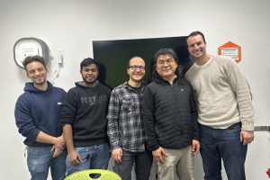 The Nona team (left to right): Ben Thomson, Denny Jerald, Lutfi Agartan, Junghyo Yoon, and Bruce Crawford