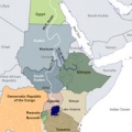 Map of Ethiopia and surrounding countries